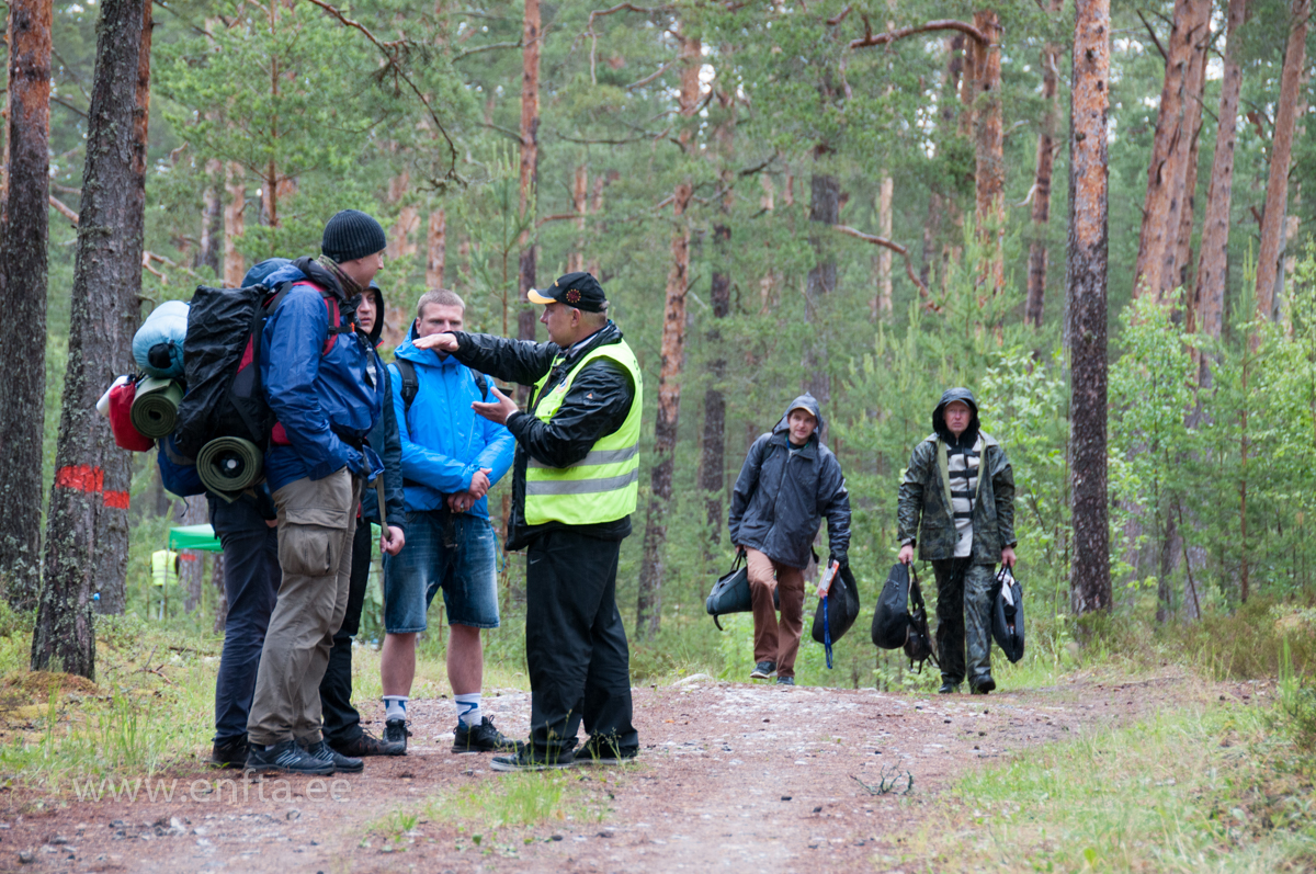 Chief Marshal Toomas Hallik in action